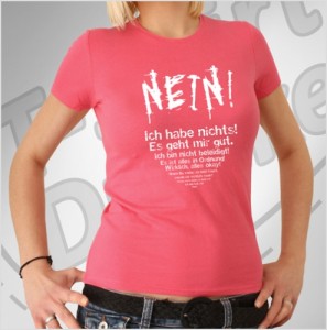 T-Shirt: Nein!