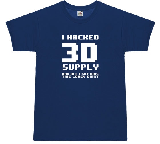 i hacked 3Dsupply and all I got was this lousy shirt