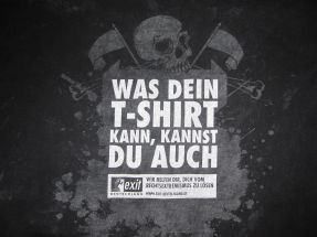 Trojanisches T-Shirt: …und nach der Wäsche