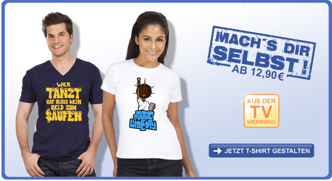 „Mach's Dir selbst!“ - T-Shirts selbst gestalten bei fun-shirt24.com