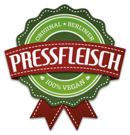 Pressfleisch. 100% Vegan.