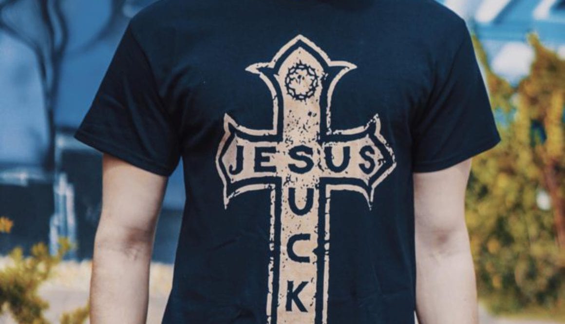 Lord of the Lost Jesus Saves mit Druckfehler Foto ICH und ER media